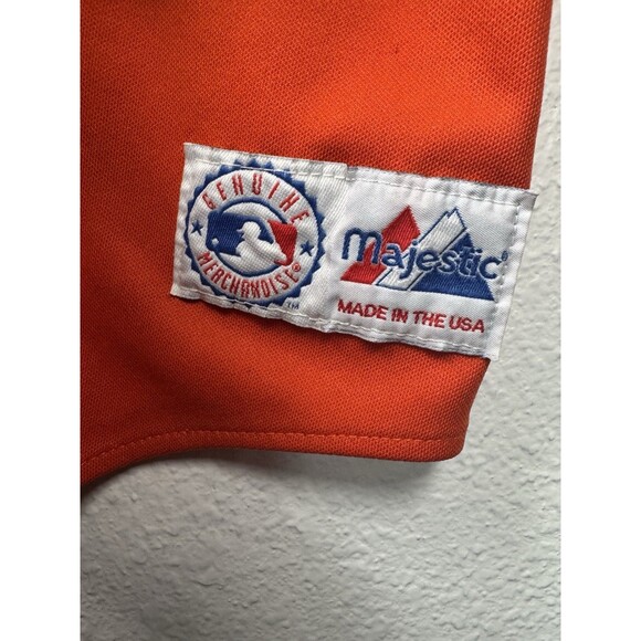 Majestic San Francisco Giants Vintage Authentic Baseball Button Jersey Size XXL - Picture 3 of 12